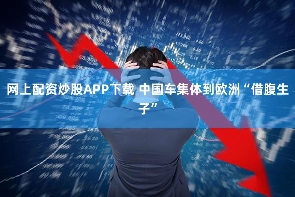 网上配资炒股APP下载 中国车集体到欧洲“借腹生子”